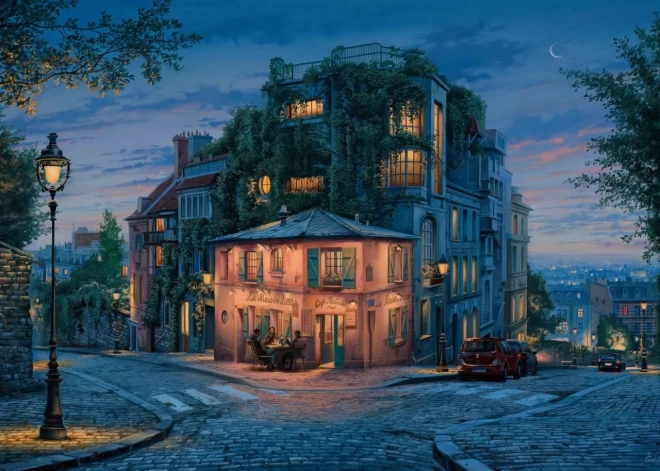 Puzzle La Maison Rose – det lyserøde hus 1000 brikker