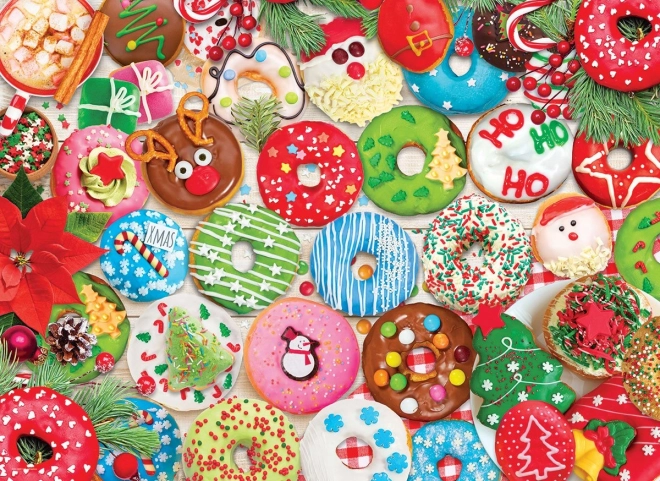EUROGRAPHICS Puzzle Jule Donuts 1000 stykker