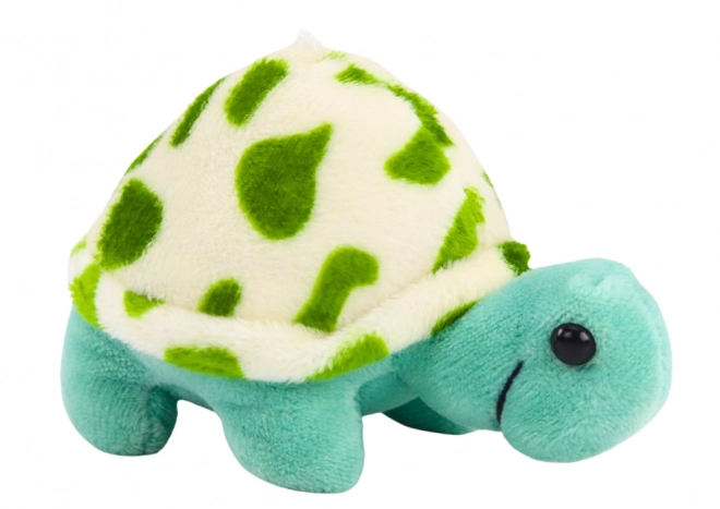 Plys Skildpadde 10 cm blå vedhæng