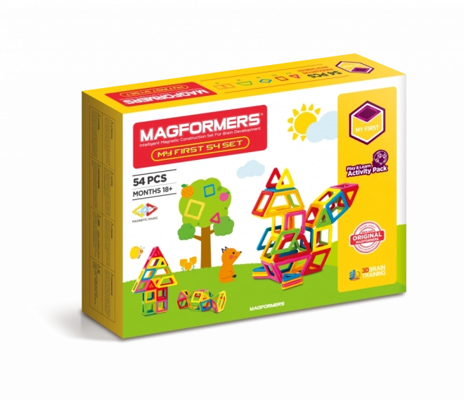 Min første MAGFORMERS – magnetisk byggesæt 54 dele
