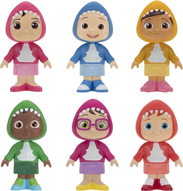 Cocomelon sæt med haj-figurer – 6 stk.