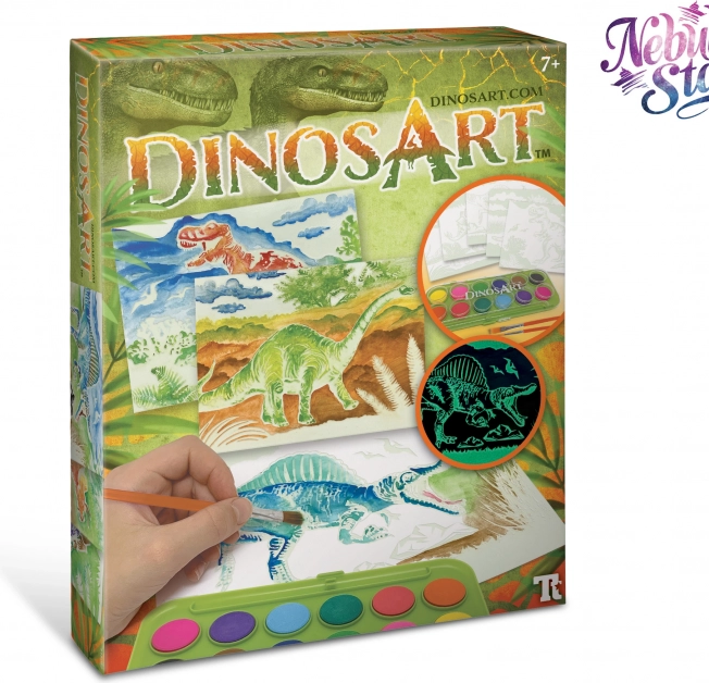 Nebulous Stars Dinosaurer Magisk akvarel