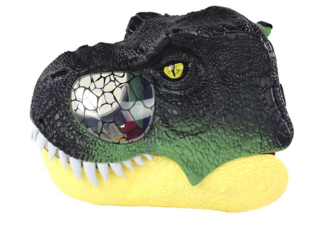 Dinosaurmaske med justerbar rem og lys- og lydeffekter