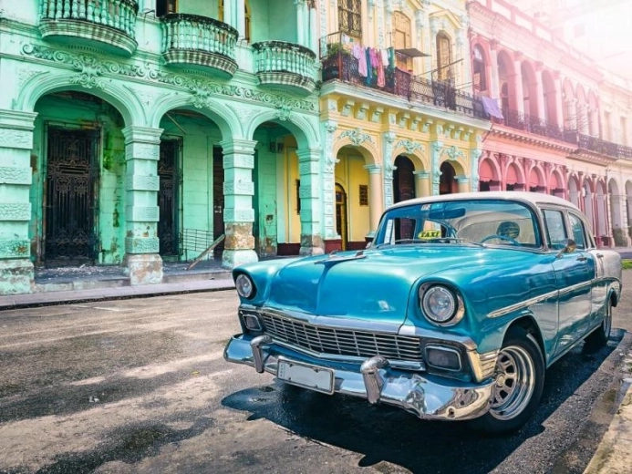 Puslespil Biler på Cuba 1500 brikker Ravensburger