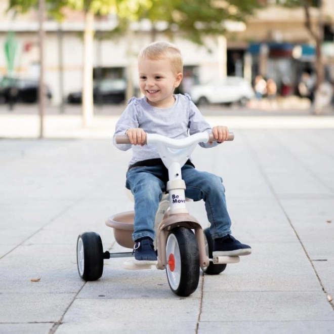 Tretaktcykel til børn Be Move i beige farve
