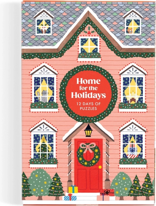 GALISON Puslespil Julekalender Hjem til Jul 12x42 brikker