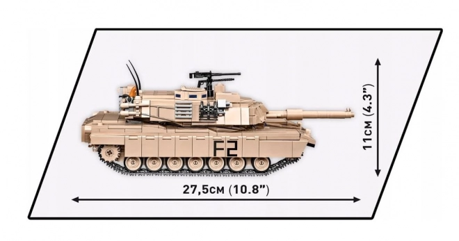 COBI 2622 Væbnede Styrker Abrams M1A2, 1:35, 982 k, 1 f