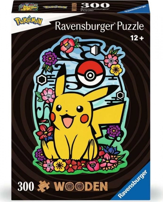 Træomrids-puslespil POKÉMON Pikachu 300 brikker
