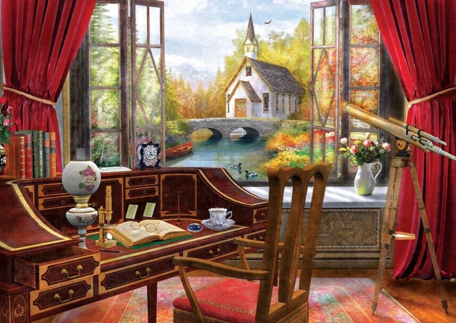 ART PUZZLE Puzzle Udsigt fra kontoret 500 brikker