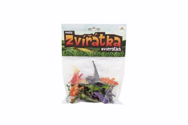 Mini dinosaurer – plastikfigurer 6-7 cm, 12 stk