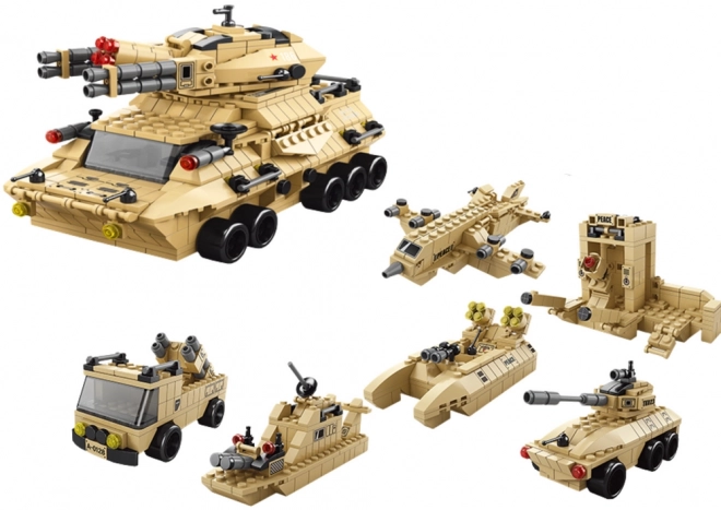 1000 El Militær sandtank sæt