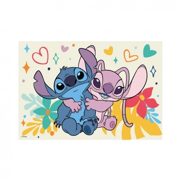STITCH EN ENGL 24 Puslespil FSC