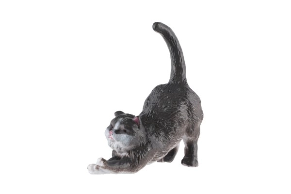 Plastfigur af hund og kat - blandede arter