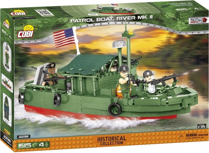 Byggesæt patruljebåd PBR River Mk II 1:35