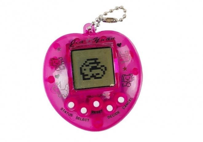 Elektronisk spil Tamagotchi Pink med kort kæde