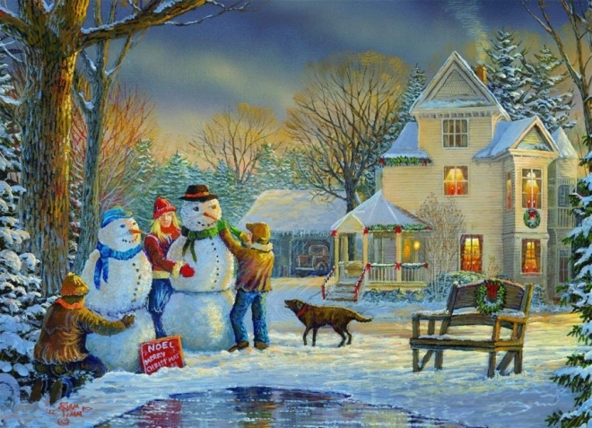 Puzzle Snebilleder 1000 brikker