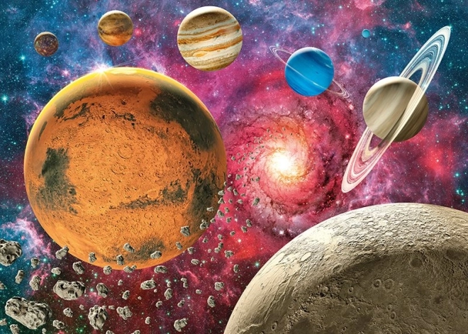 CHERRY PAZZI puslespil universet over månehorisonten – 1000 brikker