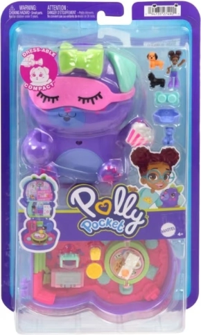 Polly Pocket sæt – hunde-pyjamasfest