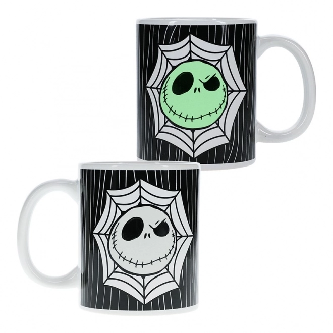 Keramikkrus Jack Skellington lysende