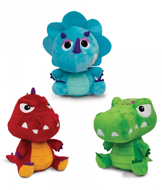 Krakelerende dinosauræg med lyd