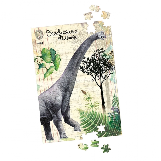 Vilac sæt med tre dinosaurpuslespil