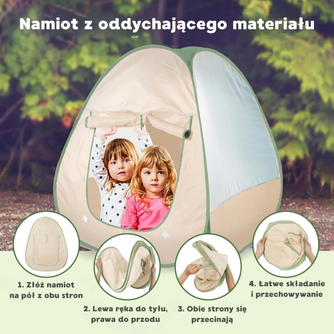 Woopie Camping Telt for Små Opdagere XXL 15 stk