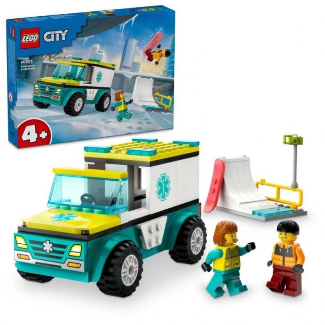 LEGO® City 60403 Ambulance og snowboarder
