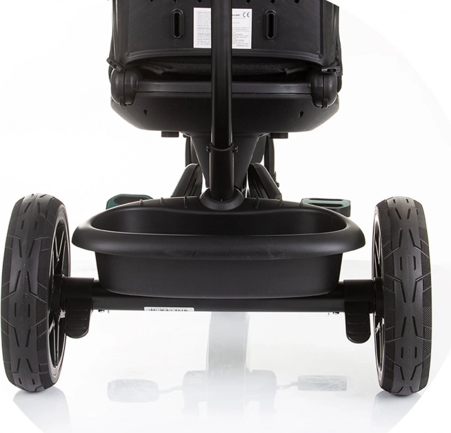 Chipolino trehjulet cykel med kaleche og musikboks Derby 2-i-1 Obsidian