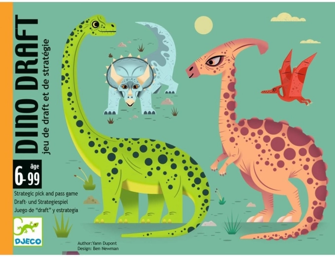 Djeco kortspil Dino Draft