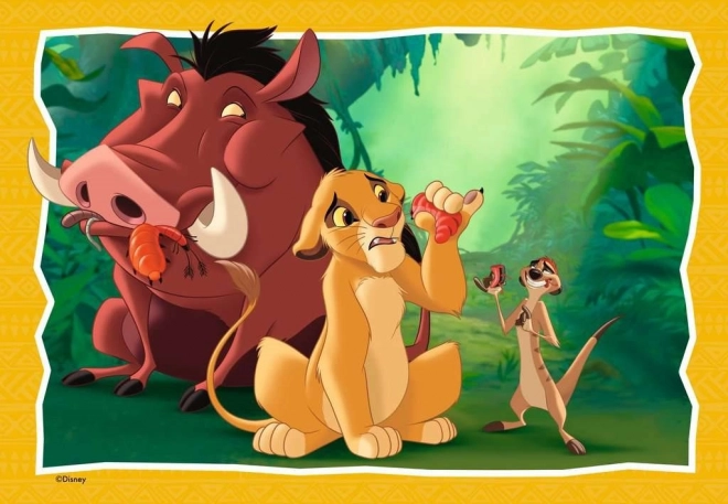 Puslespil Disney Løvernes Konge 2x24 brikker