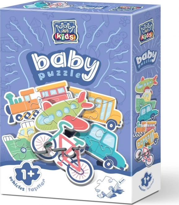 ART PUZZLE Baby Puslespil Transportmidler (2-5 brikker)