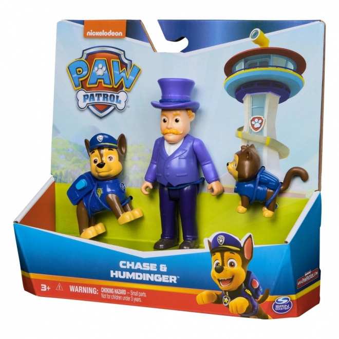 Sæt med figurer fra Paw Patrol Chase og Humdinger