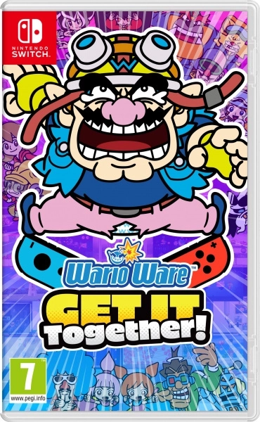 Nintendo Switch WarioWare: Get It Together! + plakat og nøglering