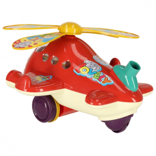 Gåvogn Fly Helikopter med Lyd