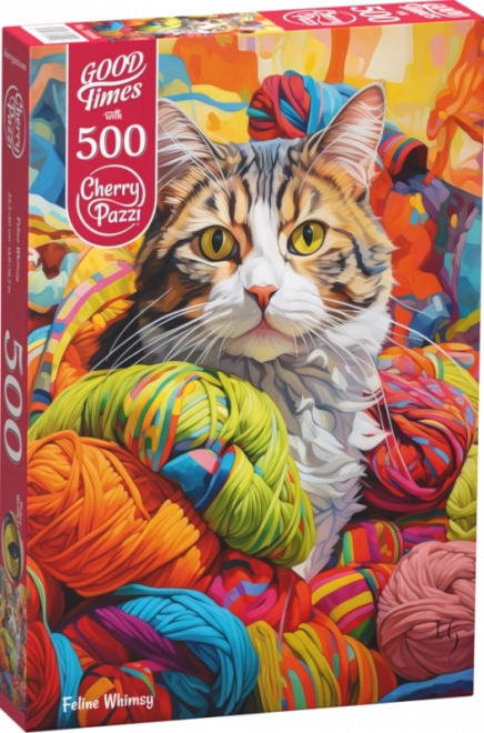 Puzzle Kattens Narrestreger 500 Brikker