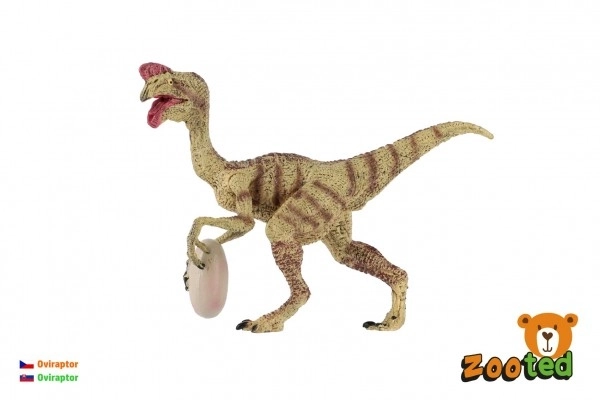 Oviraptor med æg zooted plast 12cm i pose