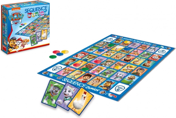 familiespil sequence junior paw patrol