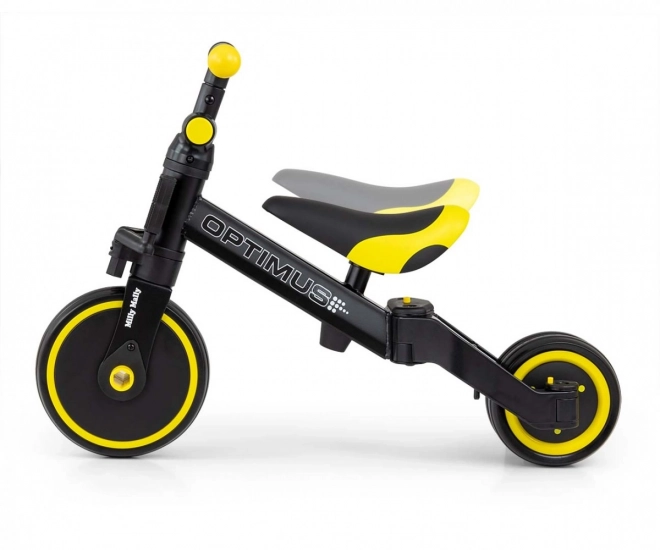 Børnetricycle 3 i 1 Optimus Sort