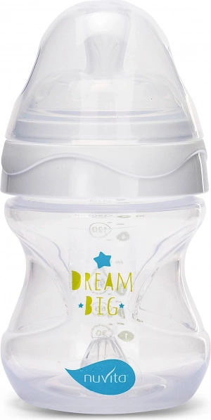 Flaske 150 ml, transparent hvid