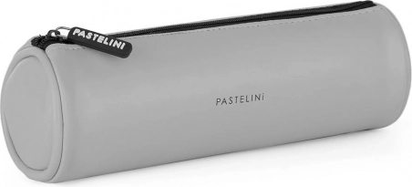 Rundt etui PASTELINI af PU, gråt
