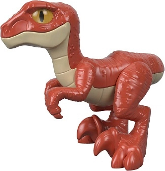 Dinosaur JURASSISK VERDEN raptor rød figur