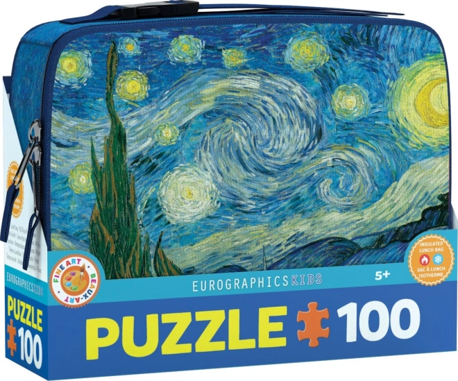 Puslespil i madkasse – Stjerneklar nat 100 brikker EUROGRAPHICS