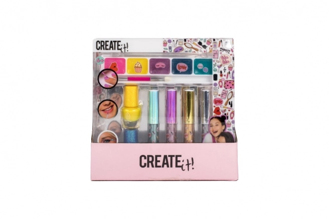 Sæt med makeup Creat it Metalisk