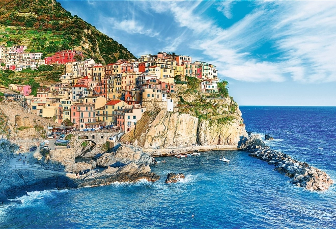 Sæt puslespil Manarola, Ligurien, Italien 1500 brikker med lim