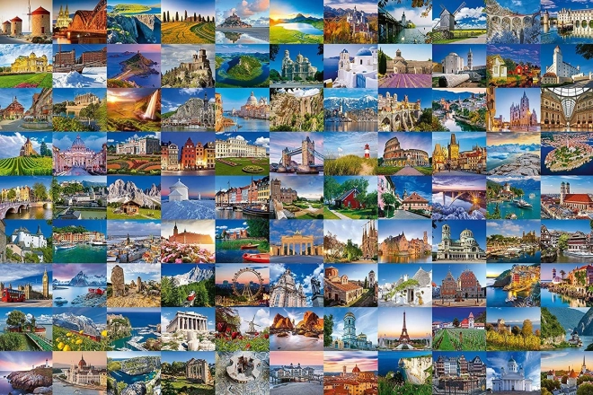 Ravensburger puslespil Smukke steder i Europa 3000 brikker