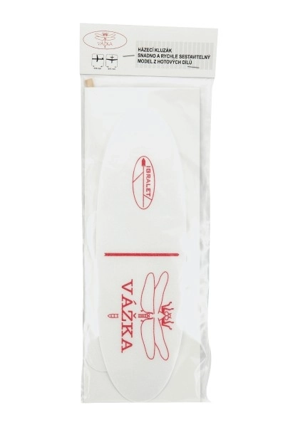 Flyvemaskine Guldsmed kaste model polystyren/træ 39x31cm i pose