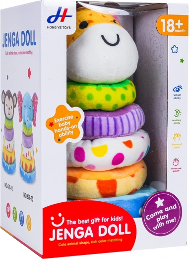 Sjov pivelyd i giraffens hoved