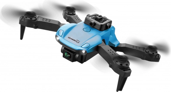 Mini foldbar RC-drone uden kamera SMARTLY, blå