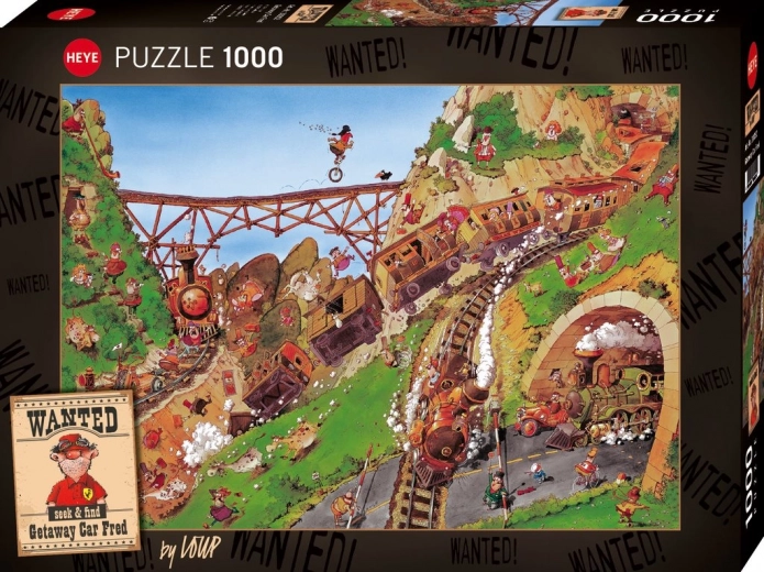 HEYE puslespil Hurtige Fred 1000 brikker