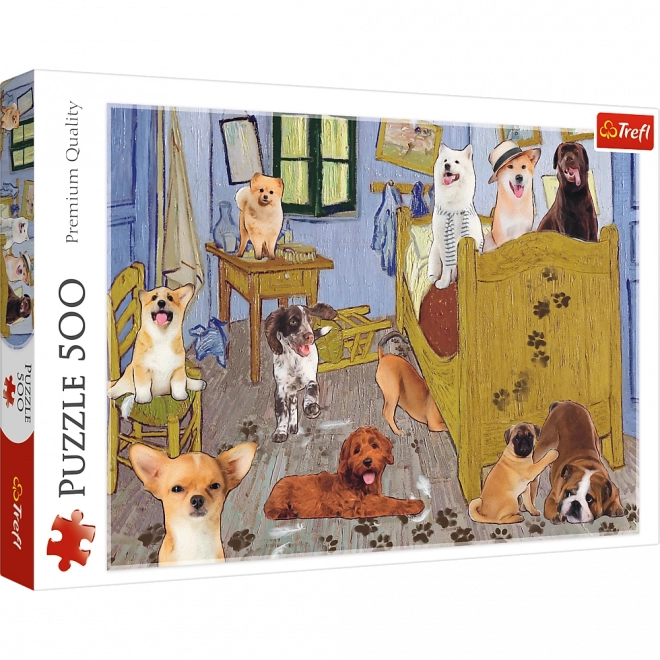 Puslespil 500 brikker – VAN GOGHs værelse: Hunderevolutionen Trefl